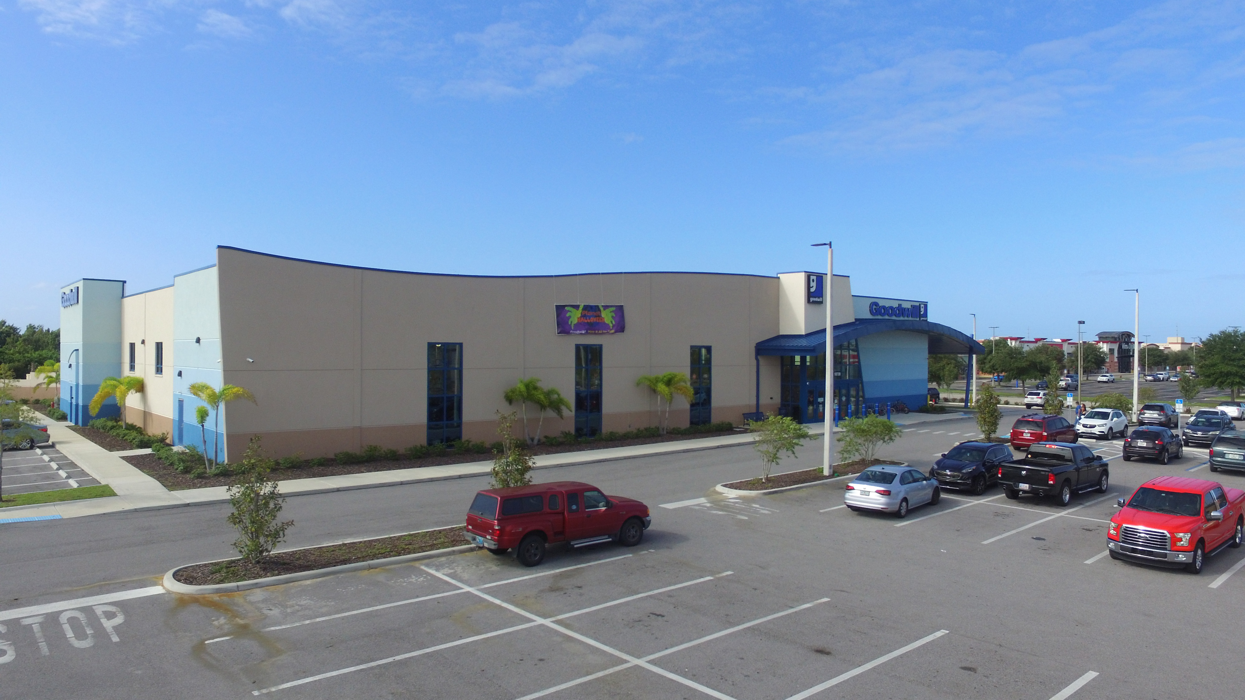 aerial of site at 400 feet